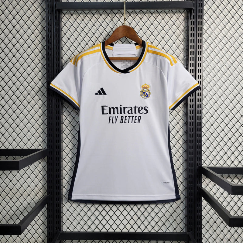 Camisa Real Madrid Home 23/24 - Adidas Torcedor Feminina